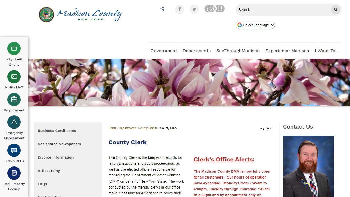 County Clerk | Madison County, NY - Government of New York